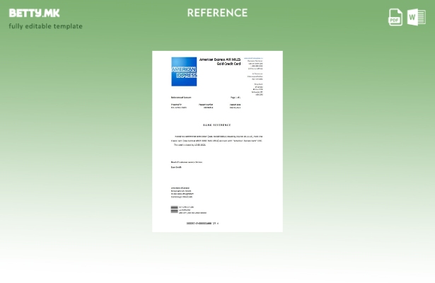 Референтен шаблон за затворање на кредитна картичка во модерен стил Canada Ameri